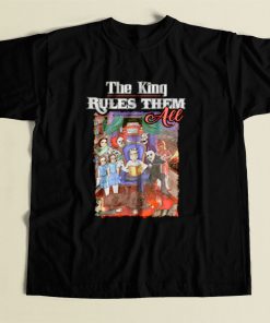 Stephen King Rules Them All 80s Mens T Shirt