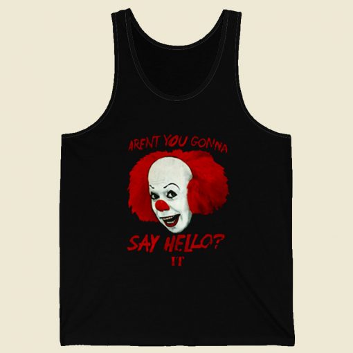 Stephen King Tim Curry Retro Mens Tank Top