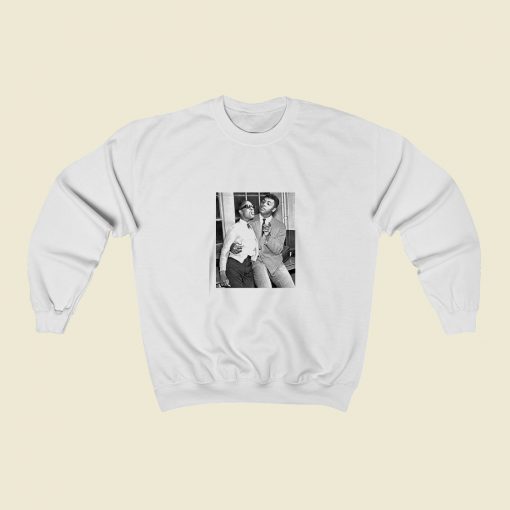 Stevie Wonder And Muhammad Ali Sweatshirt Street Style