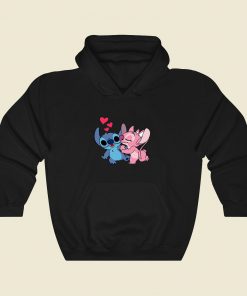 Stitch Angel Kiss Cool Hoodie Fashion