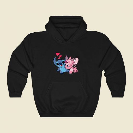 Stitch Angel Kiss Cool Hoodie Fashion