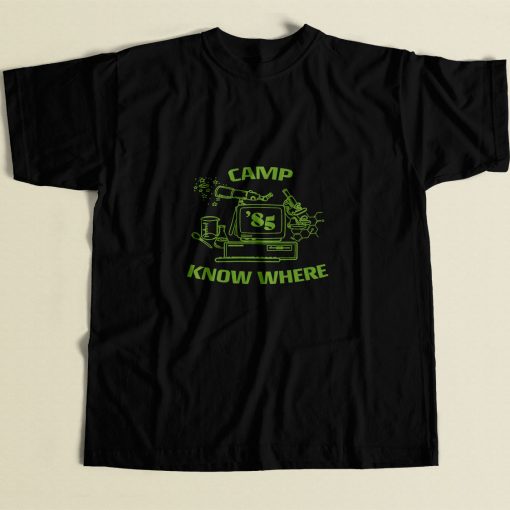 Stranger Things Camp Know Where 80s Mens T Shirt