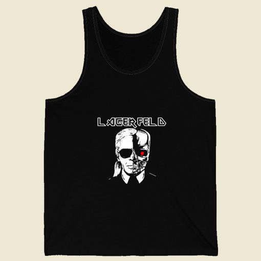 Stylestalker Karl Lagerfeld Retro Mens Tank Top