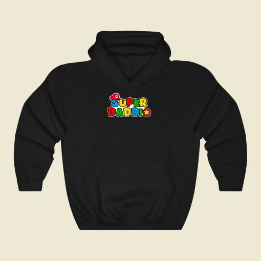 Super Daddio Mario Bros Cool Hoodie Fashion