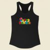 Super Daddio Mario Bros Racerback Tank Top