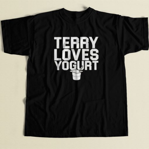 Terry Loves Yogurt Brooklyn 99 80s Mens T Shirt