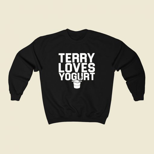 Terry Loves Yogurt Brooklyn 99 80s Sweatshirt Style