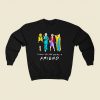 Thank You For Being A Golden Friend Girls 80s Sweatshirt Style