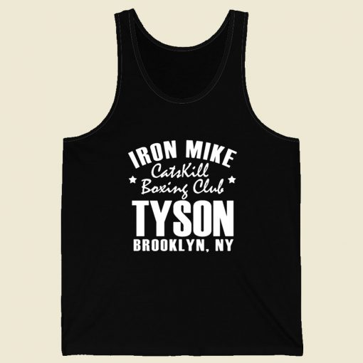 The Champ Tyson Boxing Retro Mens Tank Top