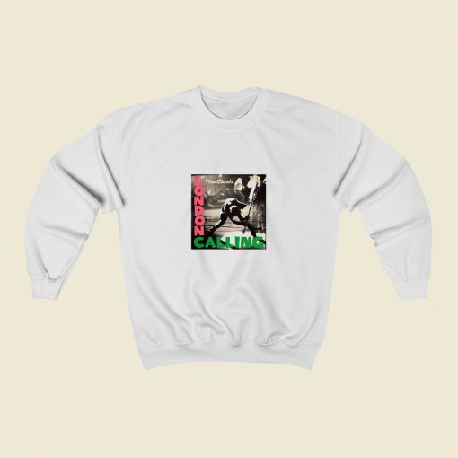 The Clash London Calling English Punk Rock Sweatshirt Street Style