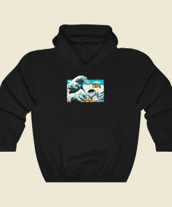 The Great Wave Off Totoro Cool Hoodie Fashion