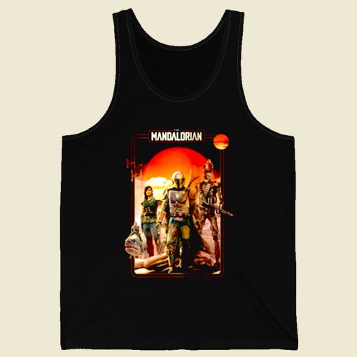 The Mandalorian Vintage Movie Retro Mens Tank Top