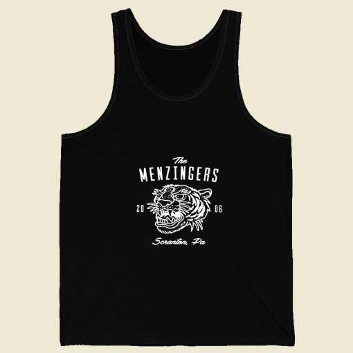 The Menzingers Tiger Retro Mens Tank Top