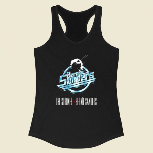 The Strokes X Bernie Sanders Racerback Tank Top