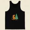 The Struggle Dino Christmas Retro Mens Tank Top