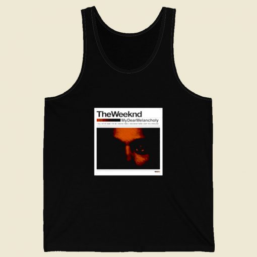 The Weeknd My Dear Melancholy Retro Mens Tank Top