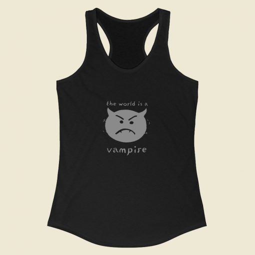 The World Is A Vampire Smashing Pumpkins Racerback Tank Top