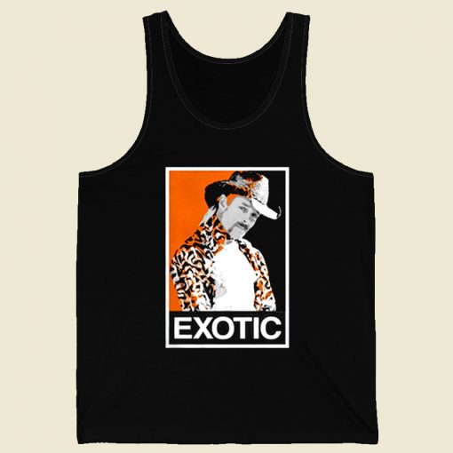 Tiger King Joe Exotic Netflix Series Retro Mens Tank Top