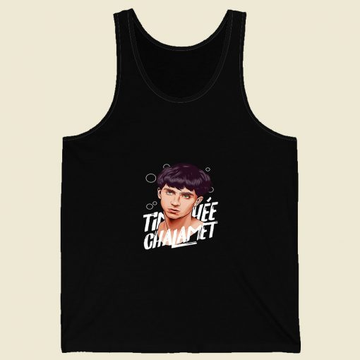 Timothee Chalamet Retro Mens Tank Top