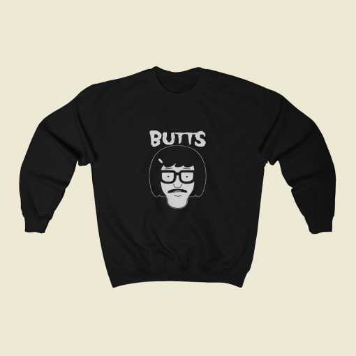 Tina Belcher Bobs Burger Cartoon 80s Sweatshirt Style