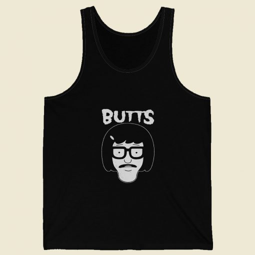 Tina Belcher Bobs Burger Cartoon Retro Mens Tank Top