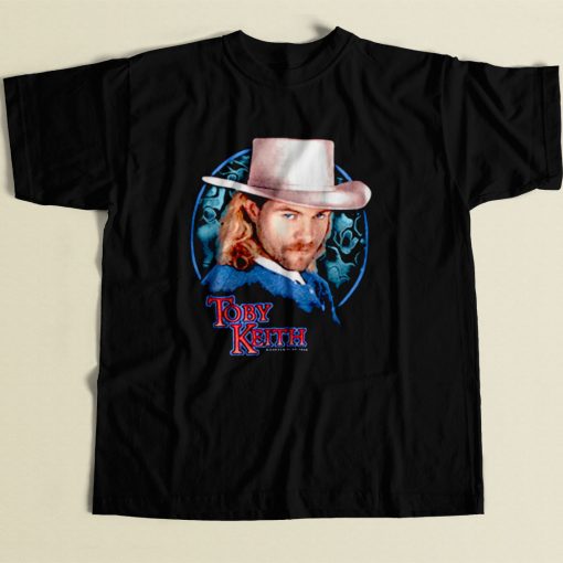 Toby Keith Does That Blue Moon Shine 80s Mens T Shirt