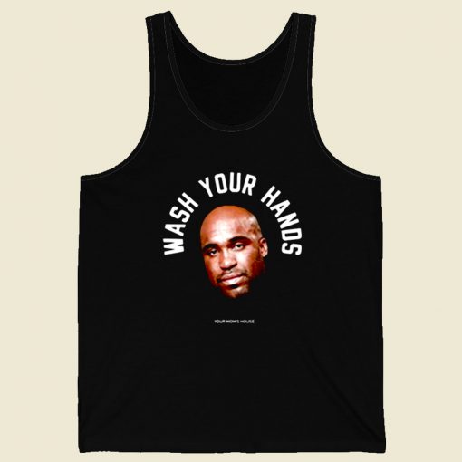 Tom Segura Wash Your Hands Retro Mens Tank Top