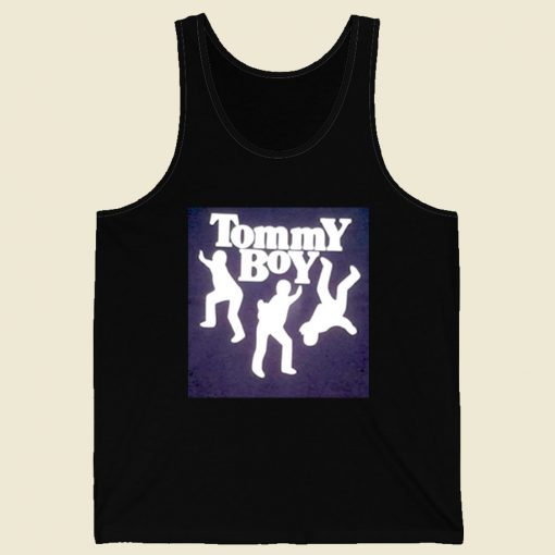 Tommy Boy Hip Hop Label Retro Mens Tank Top