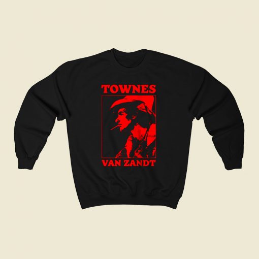 Townes Van Zandt 80s Sweatshirt Style