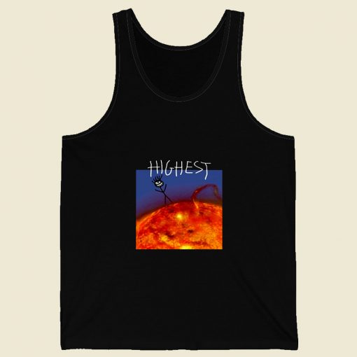 Travis Scott Highest In The Room Retro Mens Tank Top