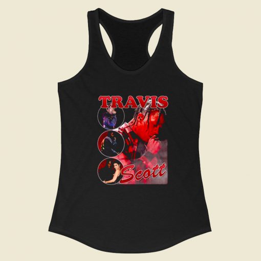 Travis Scott Hip Hop Rapper Racerback Tank Top