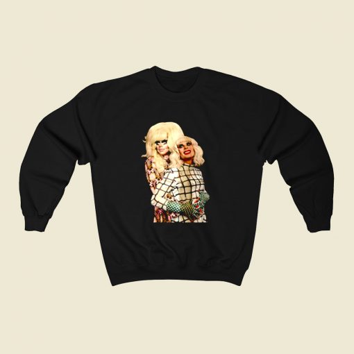 Trixie Mattel And Katya Titanic Inspired 80s Sweatshirt Style