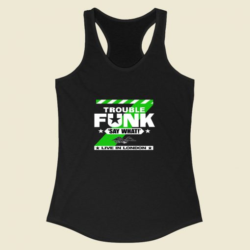 Trouble Funk Racerback Tank Top