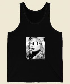 Trust No Bitch Smoking Retro Mens Tank Top