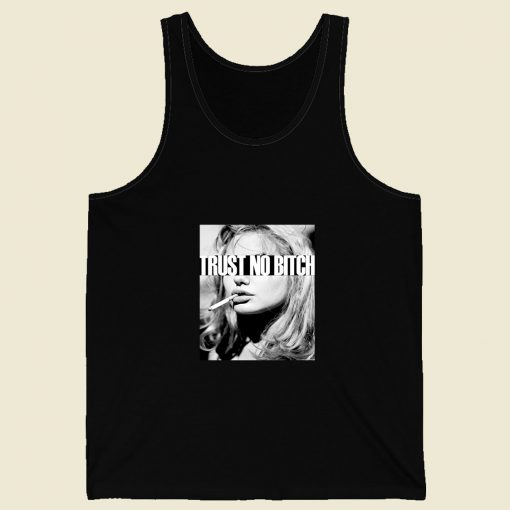 Trust No Bitch Smoking Retro Mens Tank Top