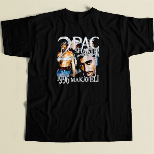 Tupac Shakur Casual 80s Mens T Shirt