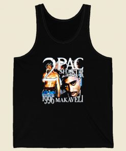 Tupac Shakur Casual Retro Mens Tank Top