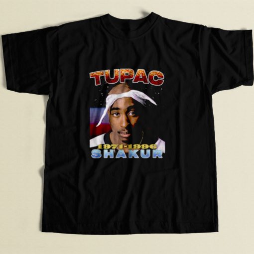 Tupac Shakur Memorial 80s Mens T Shirt