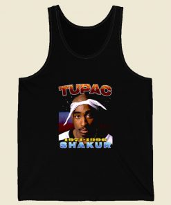 Tupac Shakur Memorial Retro Mens Tank Top