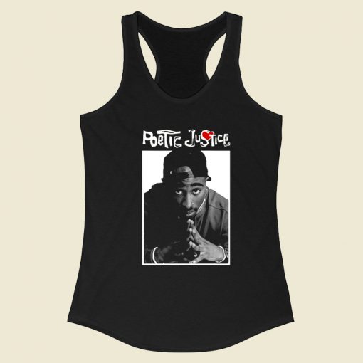 Tupac Shakur Poetic Justice Legend Racerback Tank Top