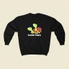 Turtle Slow Poke 80s Sweatshirt Style