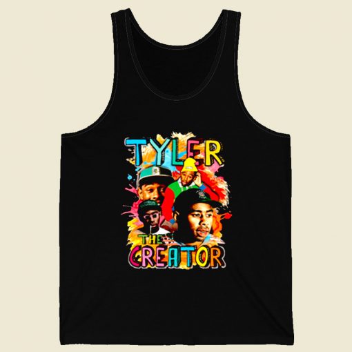 Tyler The Creator Fan Art Retro Mens Tank Top