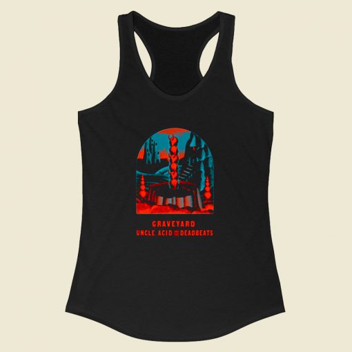 Uncle Acid And The Deadbeats Graveryard Racerback Tank Top