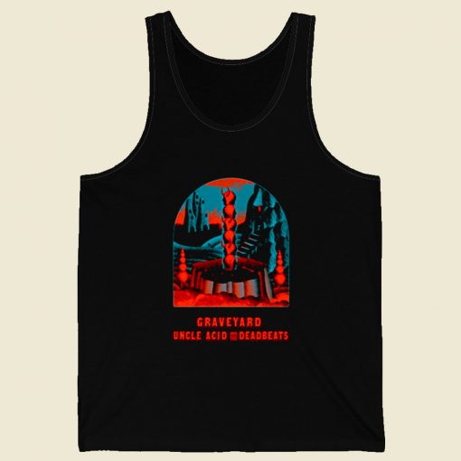 Uncle Acid And The Deadbeats Graveryard Retro Mens Tank Top