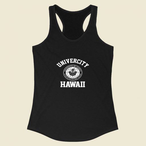 University Of Hawaii At Manoa Racerback Tank Top