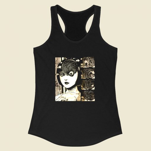 Uzumaki Junji Ito Racerback Tank Top