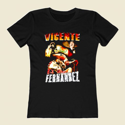 Vicente Fernandez Vintage 90s 80s Womens T shirt