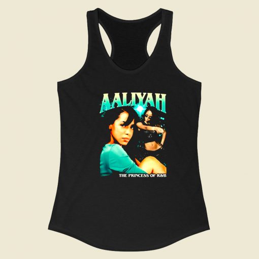 Vintage Aaliyah The Princess Of Rb Racerback Tank Top