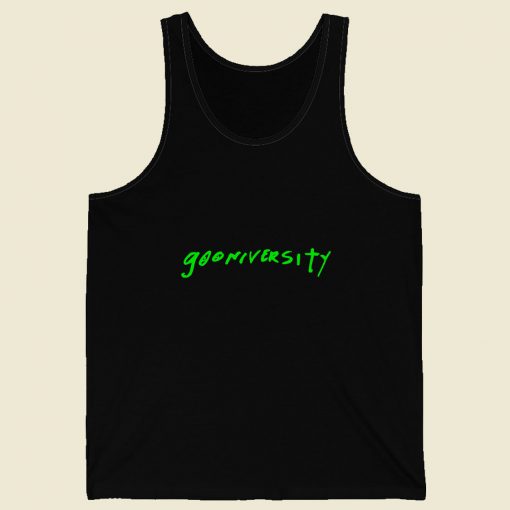 Vintage Gooniversity Retro Mens Tank Top