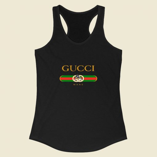 Vintage Gucci Mane Parody Racerback Tank Top